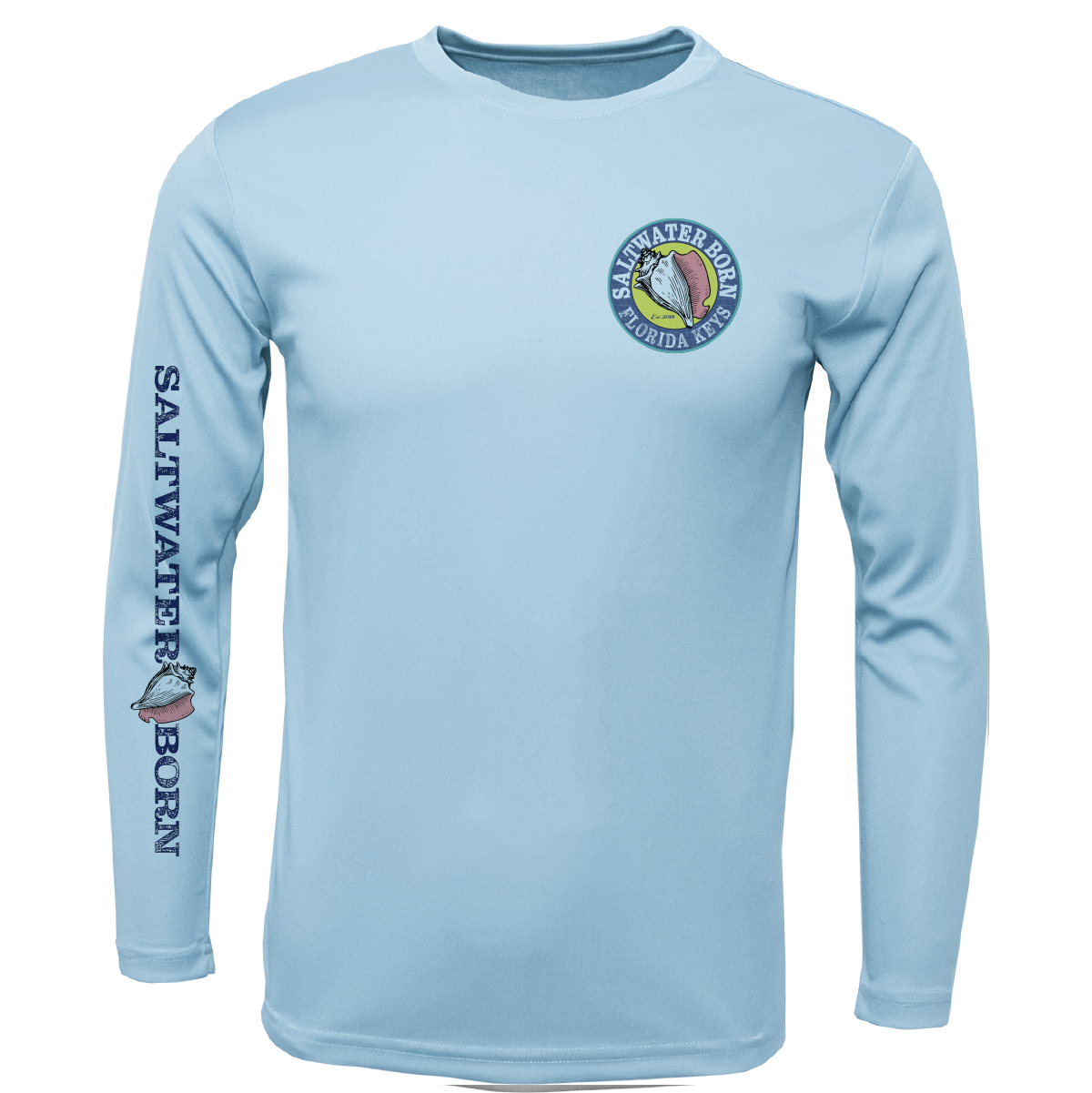 Saltwater Born Florida Keys Kraken Long Sleeve UPF 50+ Dry-Fit Shirt