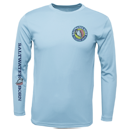 Saltwater Born Florida Keys Kraken Long Sleeve UPF 50+ Dry-Fit Shirt