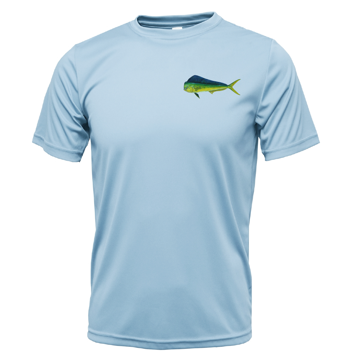Saltwater Born Key West, FL Mahi on Chest Short Sleeve UPF 50+ Dry-Fit Shirt