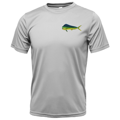 Saltwater Born Key West, FL Mahi on Chest Short Sleeve UPF 50+ Dry-Fit Shirt