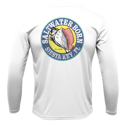 Siesta Key, FL USA Born Long Sleeve UPF 50+ Dry-Fit Shirt