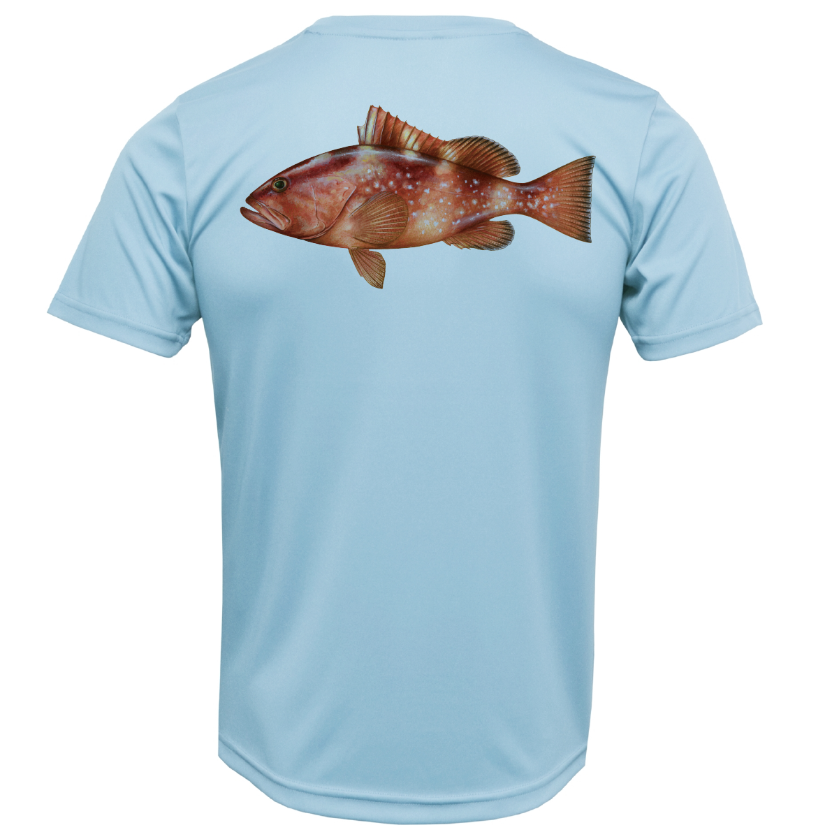 USA Grouper Short Sleeve UPF 50+ Dry-Fit Shirt