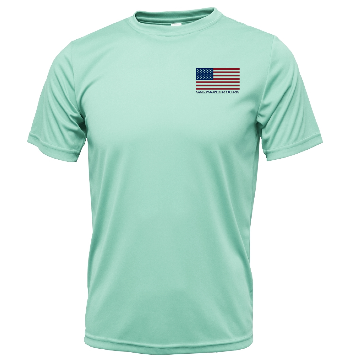 USA Grouper Short Sleeve UPF 50+ Dry-Fit Shirt