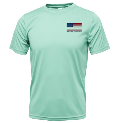USA Grouper Short Sleeve UPF 50+ Dry-Fit Shirt