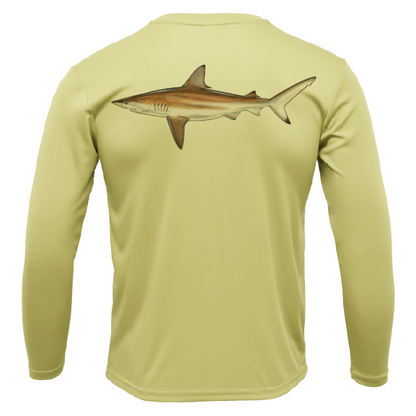 Saltwater Born Blacktip Long Sleeve UPF 50+ Dry-Fit Shirt