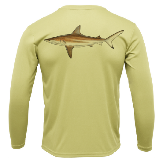 Saltwater Born Blacktip Long Sleeve UPF 50+ Dry-Fit Shirt