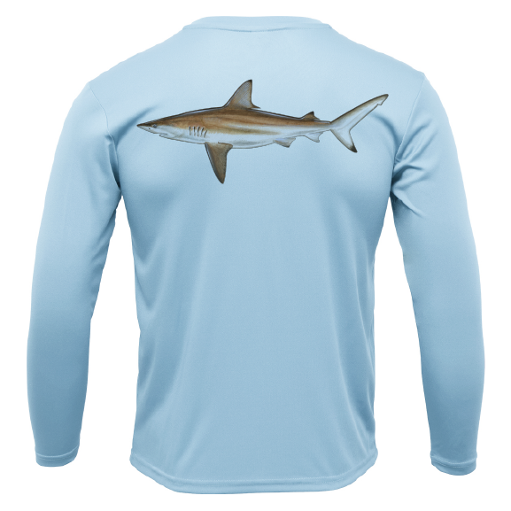 Saltwater Born Blacktip Long Sleeve UPF 50+ Dry-Fit Shirt