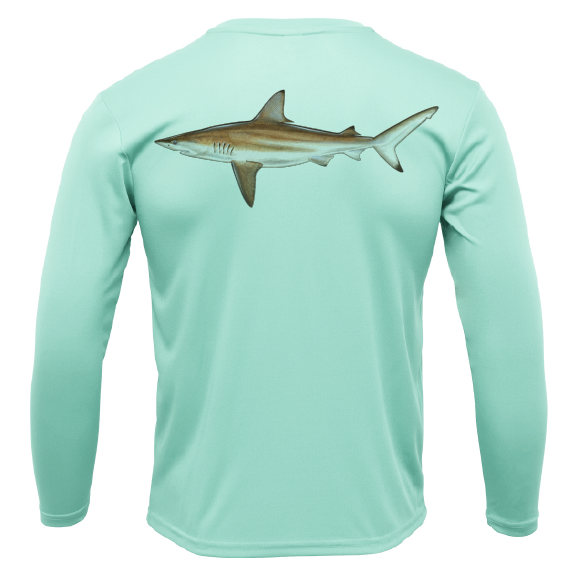 Saltwater Born Blacktip Long Sleeve UPF 50+ Dry-Fit Shirt