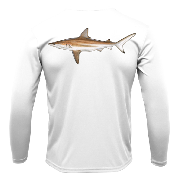 Saltwater Born Blacktip Long Sleeve UPF 50+ Dry-Fit Shirt