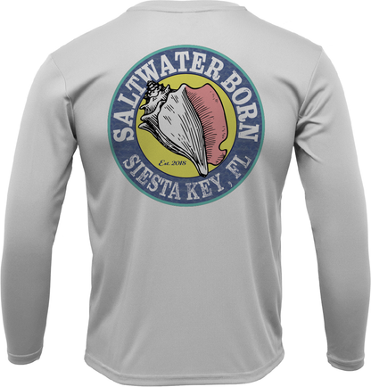 SK Yellowtail on Chest Long Sleeve UPF 50+ Dry-Fit Shirt