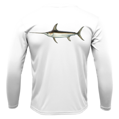 Siesta Key Swordfish Long Sleeve UPF 50+ Dry-Fit Shirt