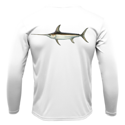 Siesta Key Swordfish Long Sleeve UPF 50+ Dry-Fit Shirt
