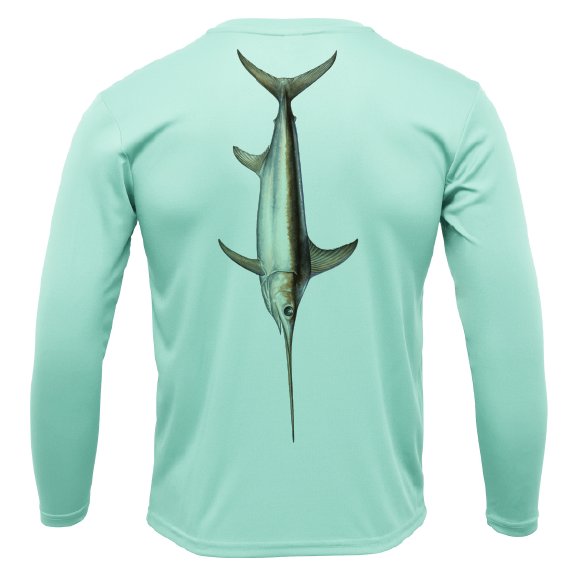 Saltwater Born Key West, FL Trophy Sword Long Sleeve UPF 50+ Dry-Fit Shirt