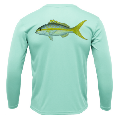 Yellowtail Long Sleeve UPF 50+ Dry-Fit Shirt