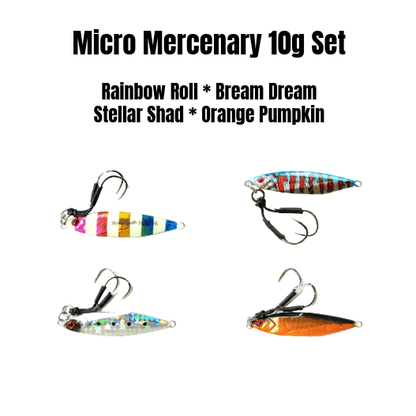 Submission Jigs - Micro Sumo and Mercenary - Slow Pitch Jigs - 4 Packs