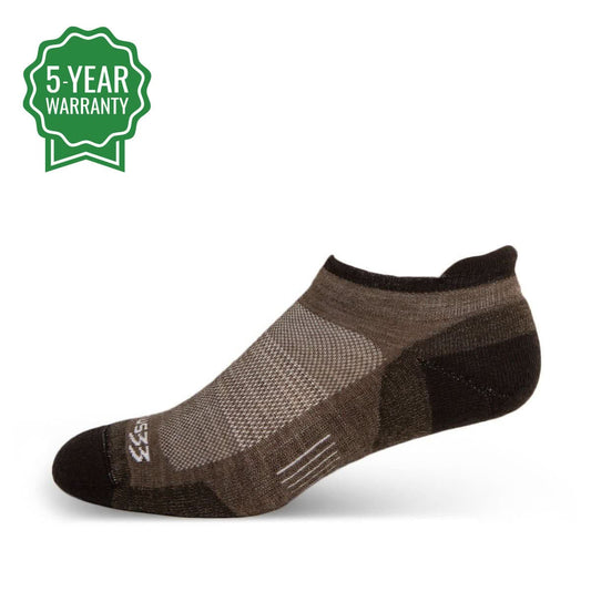 Minus33 Full Cushion - No Show Tab Wool Socks Mountain Heritage