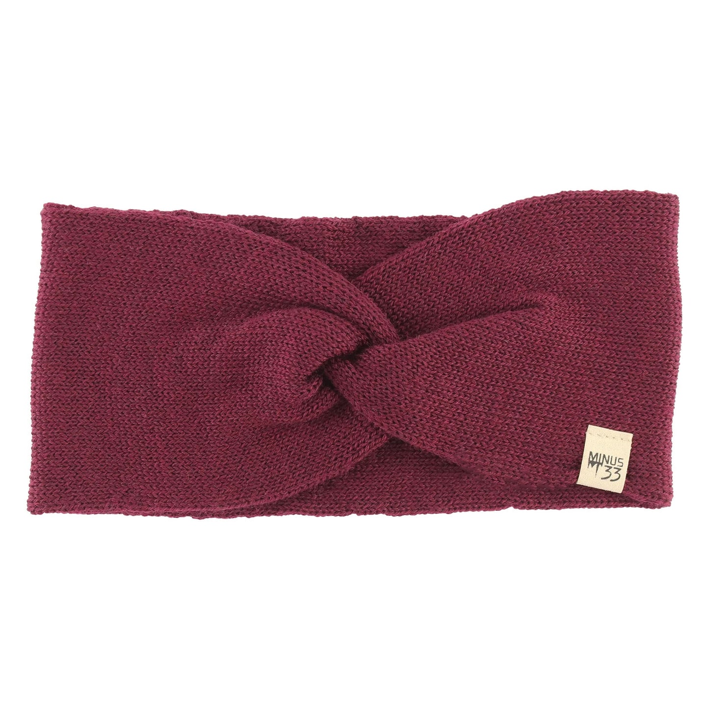 Minus33 Midweight - Everyday Knit Twist Headband 100% Merino Wool
