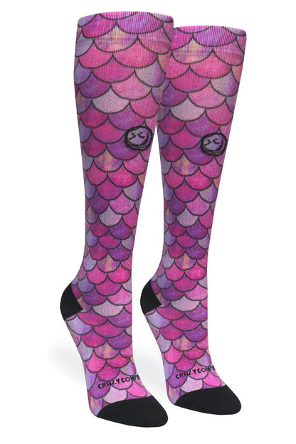 Crazy Compression Mermaid Pink - (Standard & Extra Wide)
