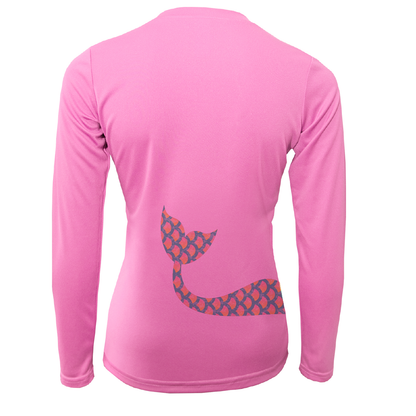 Saltwater Born Mermaid Wrap Long Sleeve UPF 50+ Dry-Fit Shirt