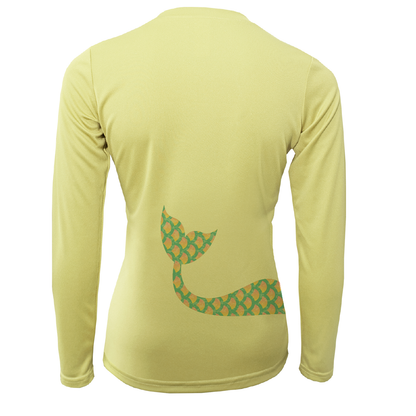 Saltwater Born Mermaid Wrap Long Sleeve UPF 50+ Dry-Fit Shirt