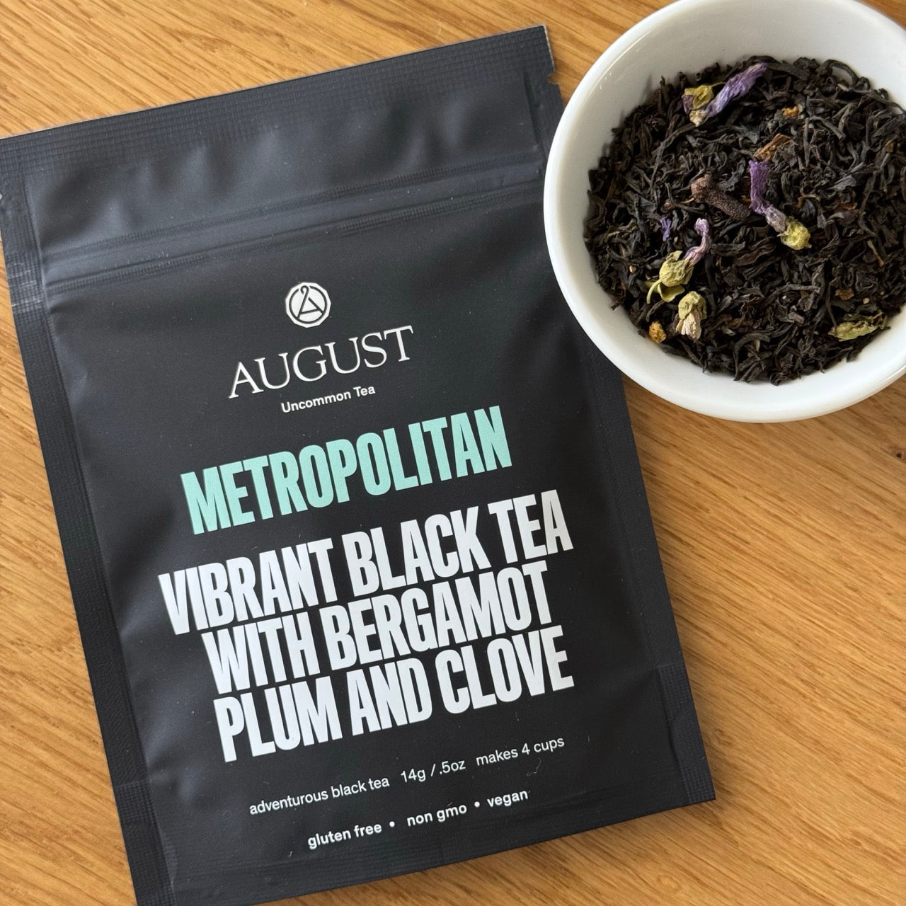 August Uncommon Tea Metropolitan - Bergamot Plum Earl Grey Black Tea