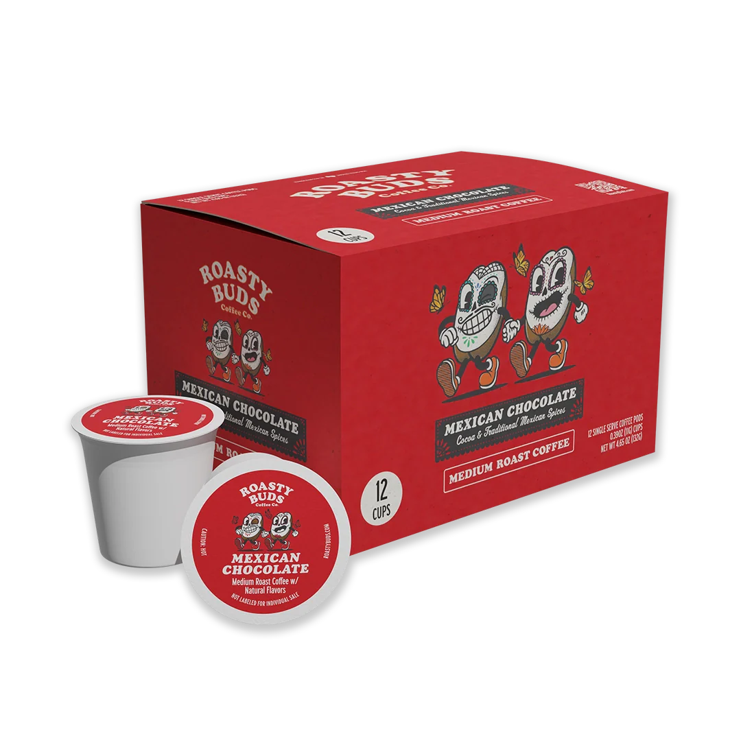 Roasty Buds Mexican Chocolate Coffee Pods