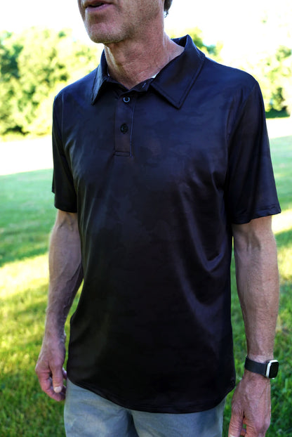 1803 Golf Midnight Camo Polo