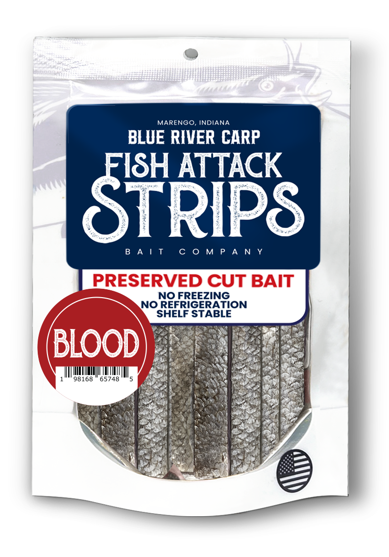 Blue River Carp Fish Attack Strips