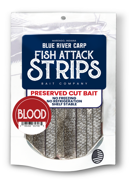 Blue River Carp Fish Attack Strips