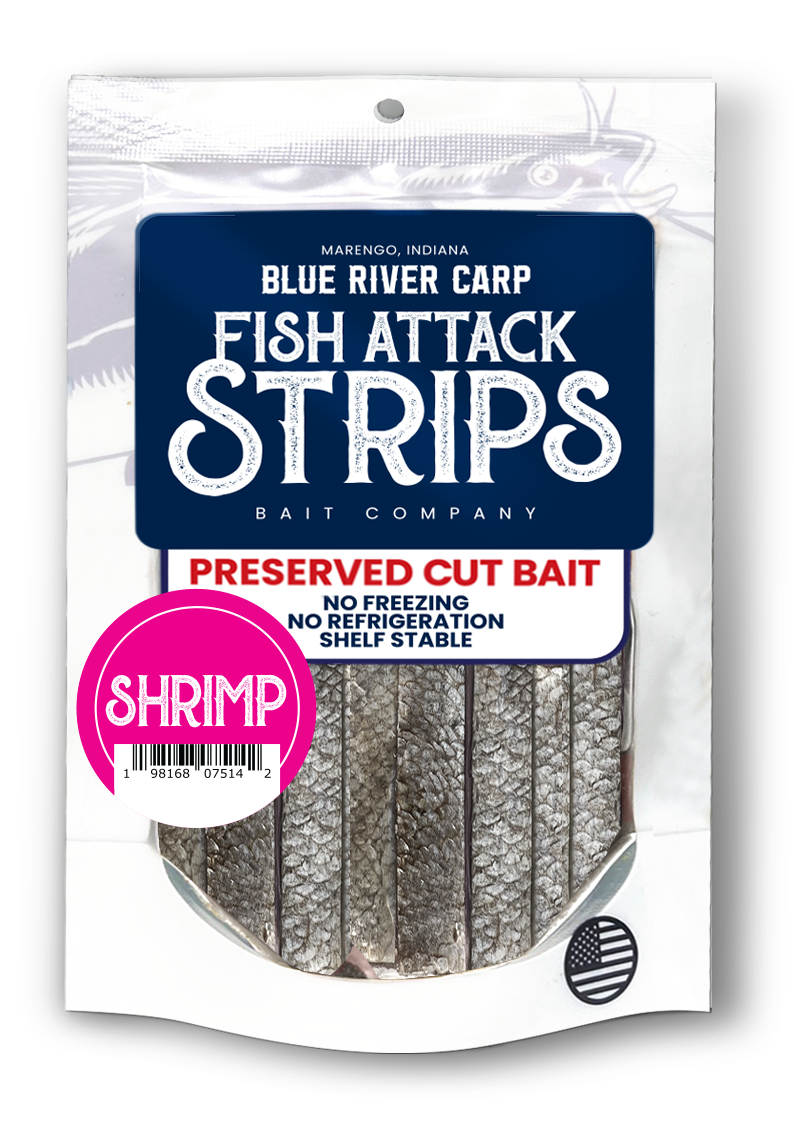 Blue River Carp Fish Attack Strips