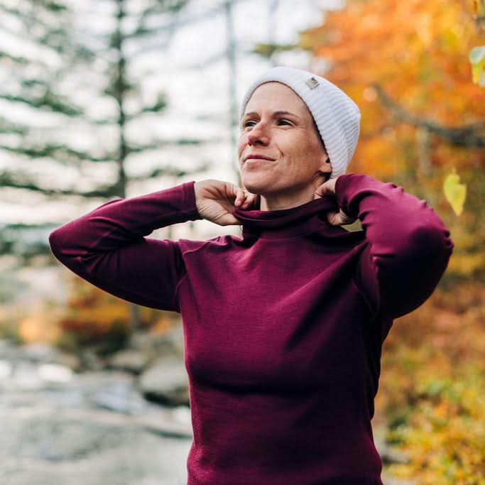 Minus33 Midweight - Women's Long Sleeve Turtleneck 100% Merino Wool