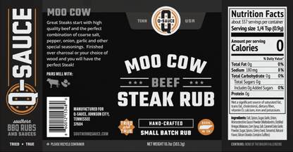 Q Sauce Moo Cow Steak Rub