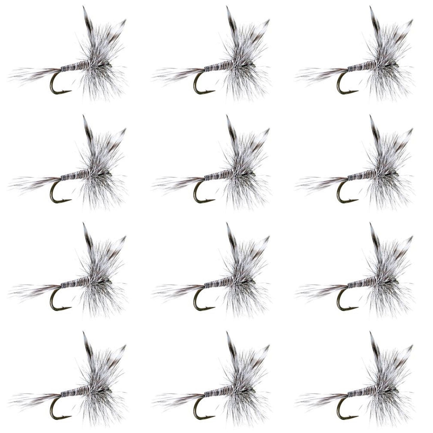 The Fly Fishing Place Mosquito Classic Trout Dry Fly - 12 Flies Size 20
