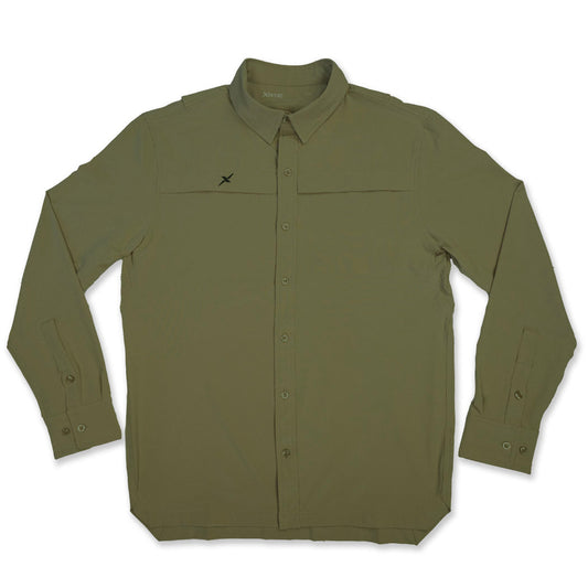 Xotic - Long Sleeve Solid Lifestyle Button Down w/ REPEL-X