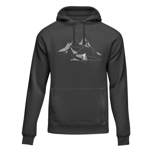 Outdoorzees Mountain Cycling Adult Fleece Hoodie