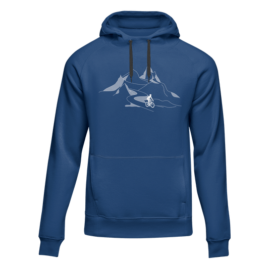 Outdoorzees Mountain Cycling Adult Fleece Hoodie