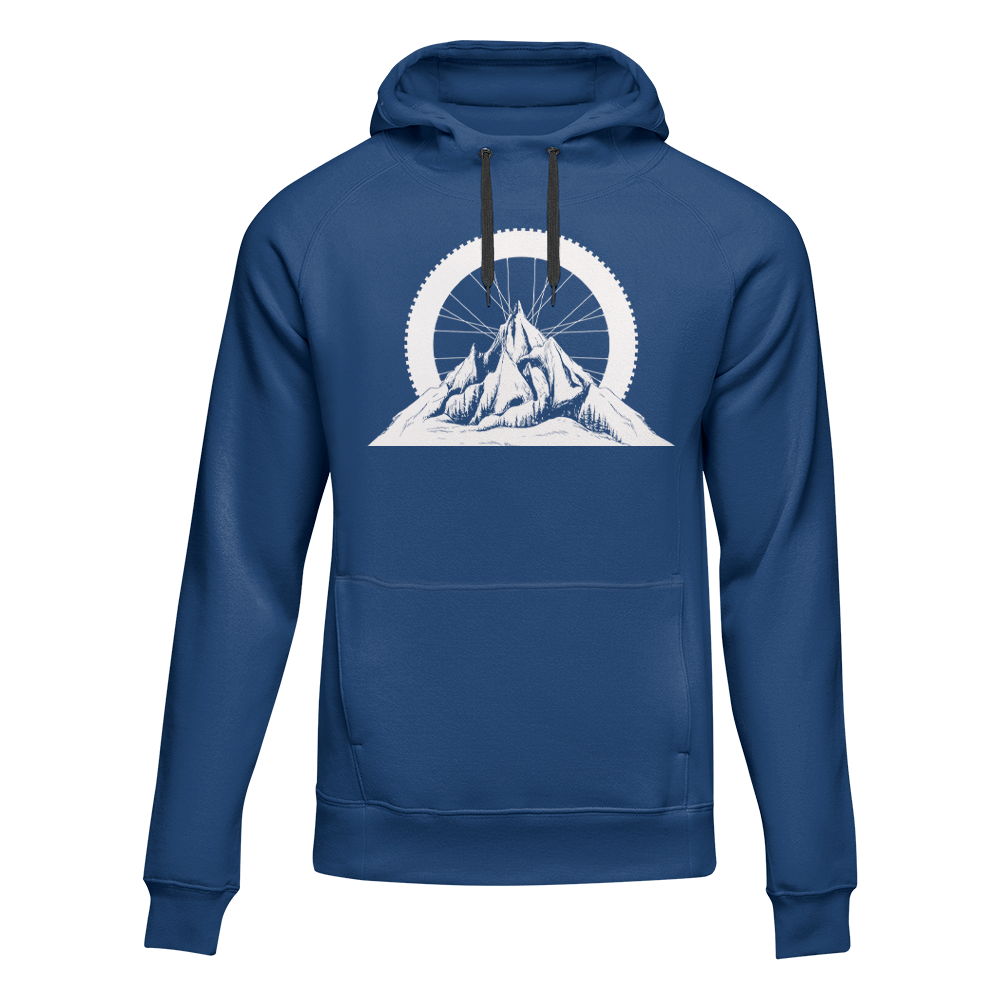 Outdoorzees Mountain Tires Adult Fleece Hoodie