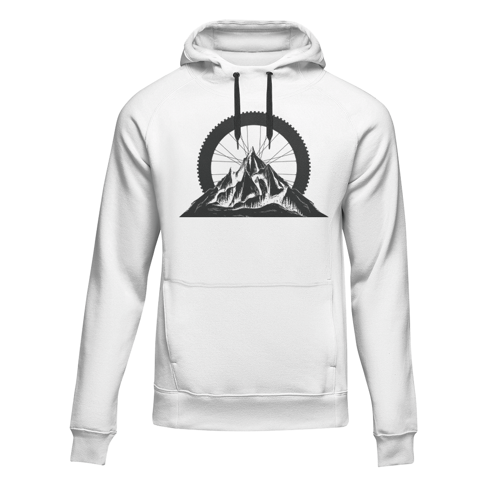 Outdoorzees Mountain Tires Adult Fleece Hoodie