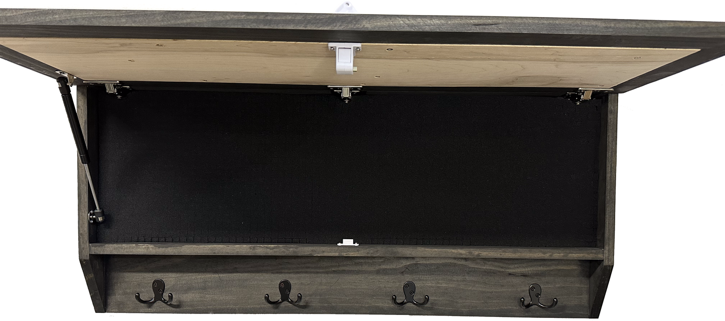 Bellewood Designs - Mountain Scene Concealed Gun Storage Coat, Key, Bag Storage