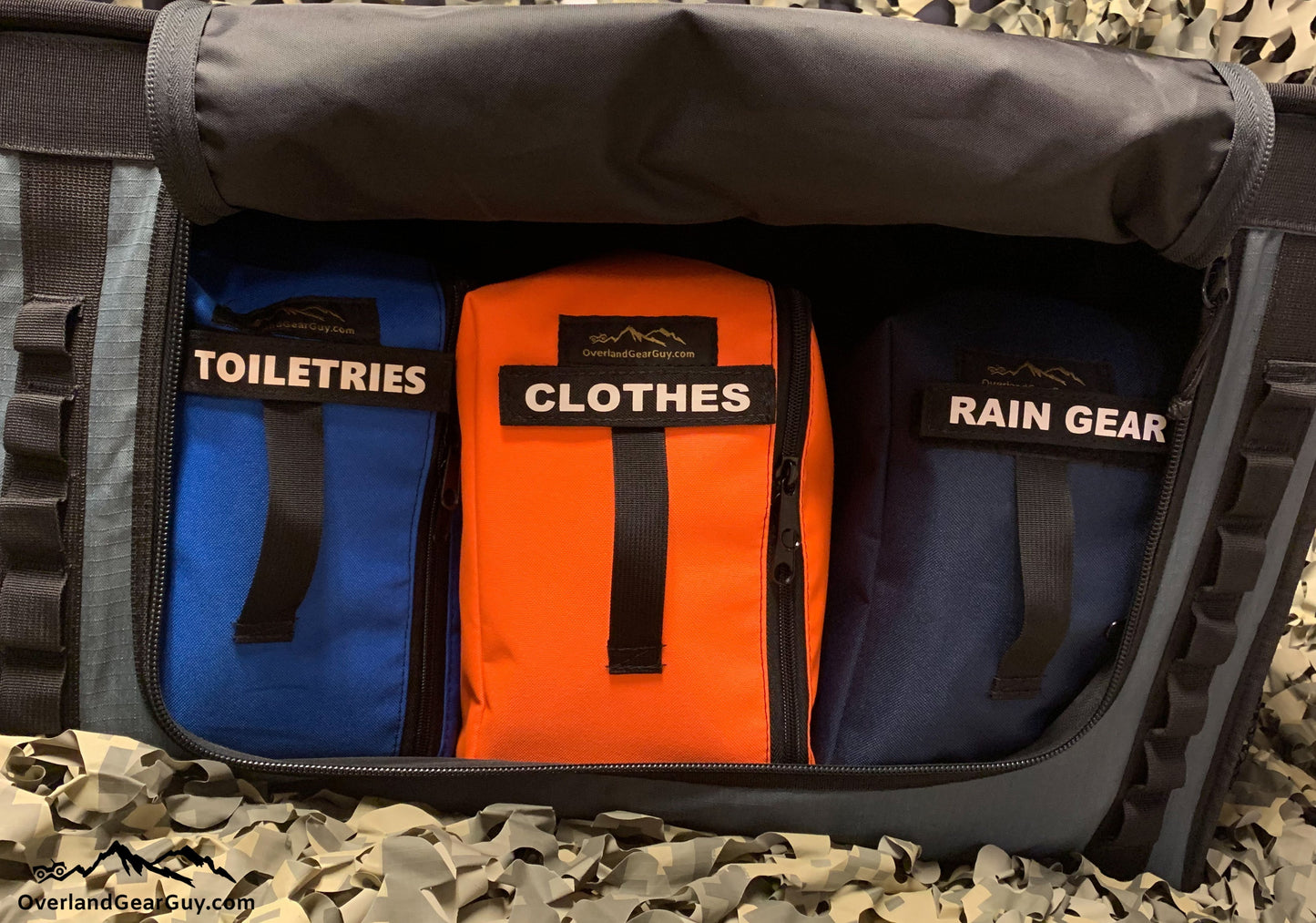 Overland Gear Guy Headliner Shelf Storage Divider Bags 7" for Jayco - Entegra