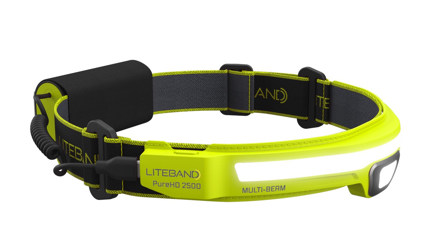Liteband PRO 2500 Lumen PureHD™ Multi-Beam Rechargeable Headlamp