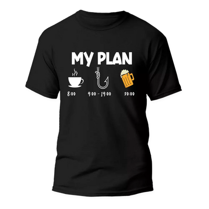 Outdoorzees My Fishing Plan Man T-Shirt