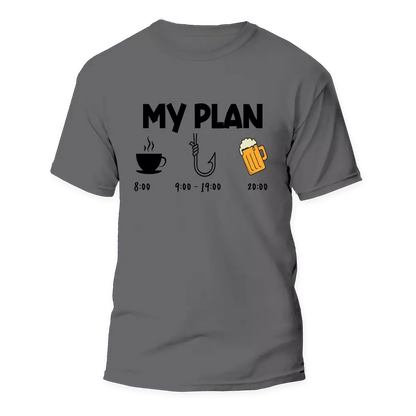 Outdoorzees My Fishing Plan Man T-Shirt