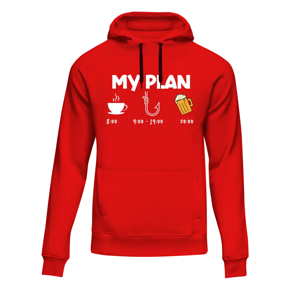 Outdoorzees My Fishing Plan Unisex Hoodie