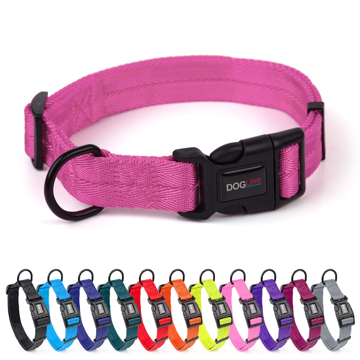 Dogline Nylon Flat Collar