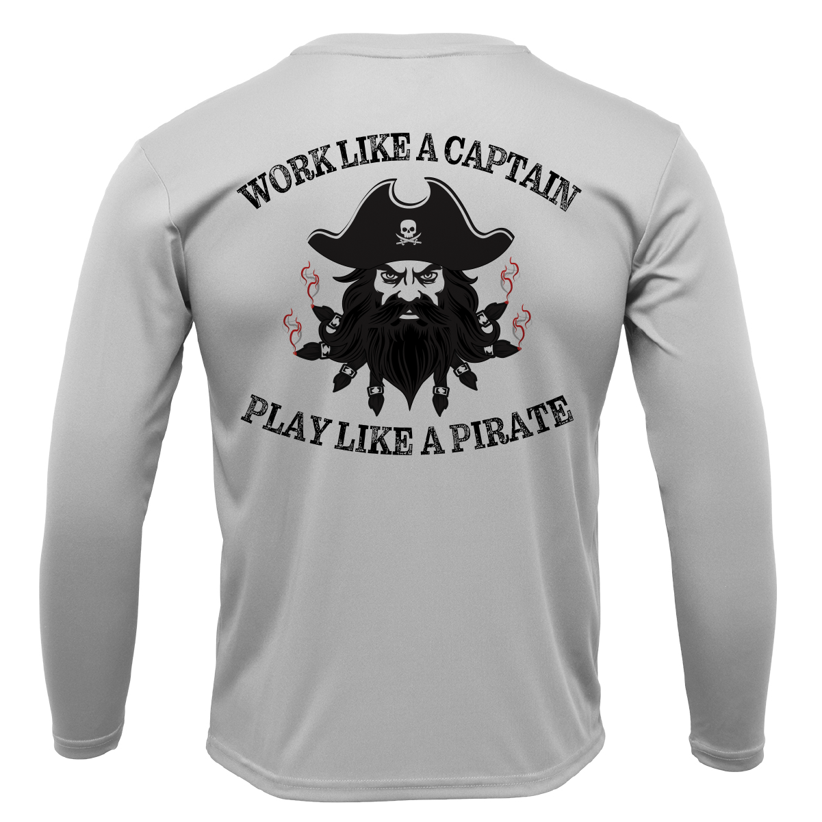 Saltwater Born North Carolina Blackbeard Long Sleeve UPF 50+ Dry-Fit Shirt