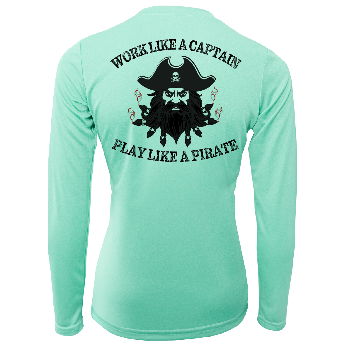 Saltwater Born Blackbeard Women's Long Sleeve UPF50+ Dry-Fit Shirt