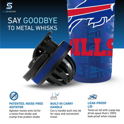 Officially Licensed Buffalo Bills 26oz Ice Shaker