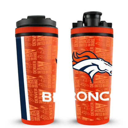 Officially Licensed Denver Broncos 26oz Ice Shaker