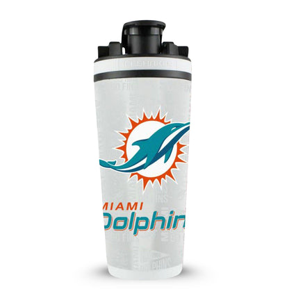 Officially Licensed Miami Dolphins 26oz Ice Shaker